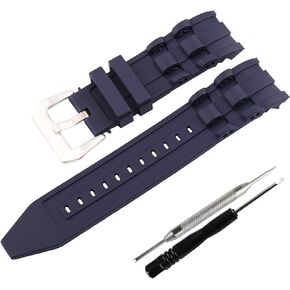 JETHENG 26mm Men's Silicone Watch Strap for Invicta Pro Diver 6977 21930 90082 17887 22309 Rubber watch band Women's Outdoor Sports watch Chain accessories buckle