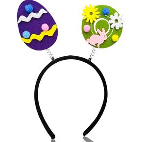 Easter Headband Hair Band Colored Eggs Rabbits Chickens Carrots Hair Hoop WomensHair Accessories Easter Decoration