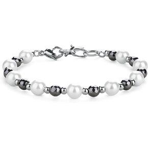 GAVU Hemitate and Shell Pearl Bracelet for Men