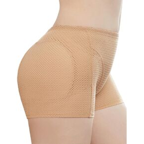 Women Hip Enhancer Padded Butt Lifting Booty Shorts Underwear Seamless Panties Removable Pads Breathable Shapewear