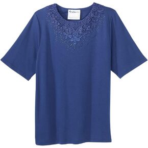 Women’s Open-Back Adaptive Embellished Top