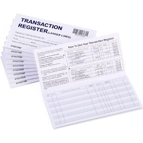 24 PCS Larger Lines Check registers for Personal Checkbook in Kuwait