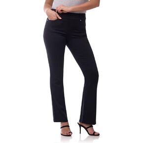 Rekucci Women's Secret Figure Premium Denim Bootcut Pull-On Jean