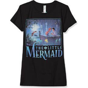 Disney, Big Princesses Little Mermaid Title Girls Short Sleeve Tee Shirt