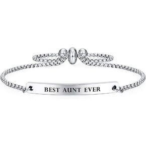 Best Family Ever Gift Bracelet for Women Mantra Jewelry