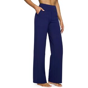 G4Free Wide Leg Pants for Women Yoga Dress Pants with Pockets High Waist Work Business Casual Sweatpants