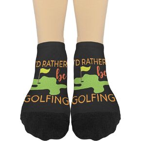 I'd Rather Be Golfing Crew Socks For Men Crew Women's Socks in Saudi Arabia