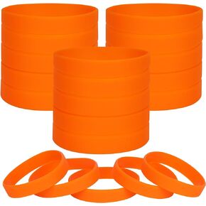 Blank Silicone Bracelets, Sports Rubber Elastic Wristbands Wholesale Bulk Bracelet