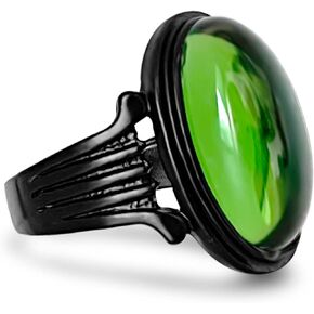 Retro Thick Silver Plated Rings with Stone for Men Women,Green Turquoise Ring,Natural Agate Stone Ring,Onyx Ring for Men,Garnet Rings,Turkey Rings,Precious Oval Shaped Gemstone Jewelry