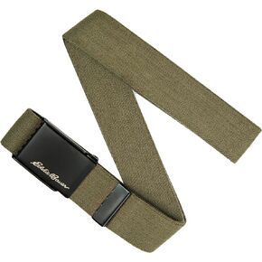 Eddie Bauer Men's Backcountry Belt-Active Stretch Webbing with Military Clamp Buckle