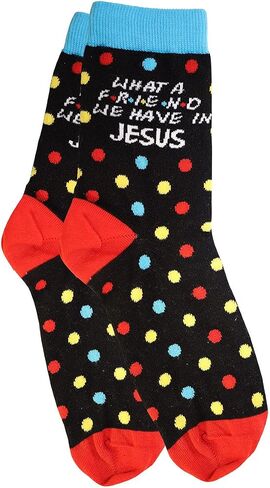 Kerusso One Size Fits Most Novelty Christian Faith Message Socks in Saudi Arabia
