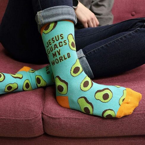 Kerusso One Size Fits Most Novelty Christian Faith Message Socks in Saudi Arabia