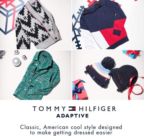 Tommy Hilfiger Men's Adaptive Sweater Vest with Velcro Brand Closure at Shoulders in Saudi Arabia