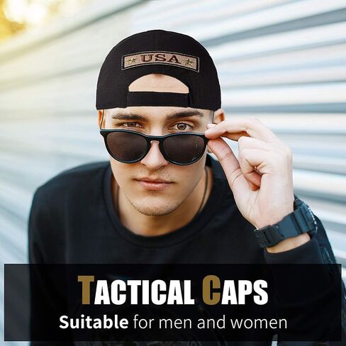 Geyoga Military Patch Hat Tactical Army Hats USA Flag Operator Cap for Men in Saudi Arabia