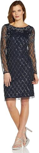 Adrianna Papell Women's Beaded Short Dress in Saudi Arabia
