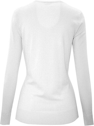 Women's Solid Basic Stretch Button Down Knit Sweater Cardigan in Saudi Arabia
