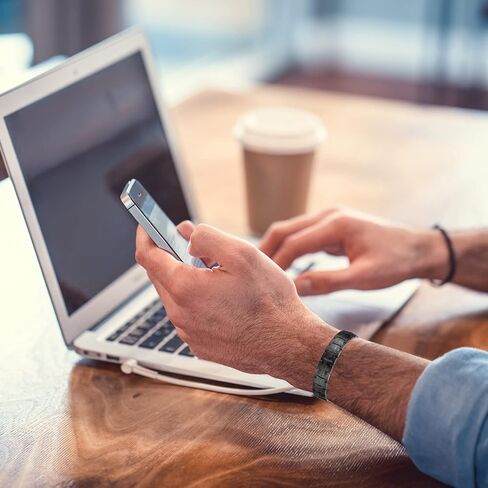 سوار مغناطيسي من التيتانيوم النقي للرجال من Feraco، سوار مغناطيسي من الفولاذ التيتانيوم مع مغناطيس قوي بصف مزدوج، هدية مجوهرات قابلة للتعديل in Kuwait