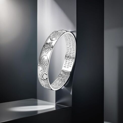 سوار فينغ شوي بيكسيو من الفضة الاسترلينية عيار 999 من جلوويف، سوار حماية بي شيو مانترا قابل للتعديل، ديكور لاكي فينغشوي للسعادة والحظ in Kuwait