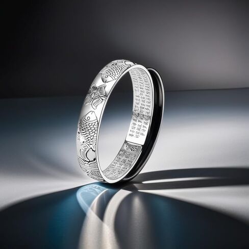 سوار فينغ شوي بيكسيو من الفضة الاسترلينية عيار 999 من جلوويف، سوار حماية بي شيو مانترا قابل للتعديل، ديكور لاكي فينغشوي للسعادة والحظ in Kuwait