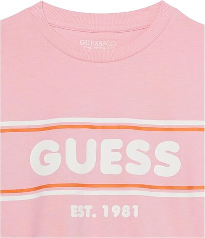 GUESS Girls' Midi Short Sleeve T-Shirt in Saudi Arabia