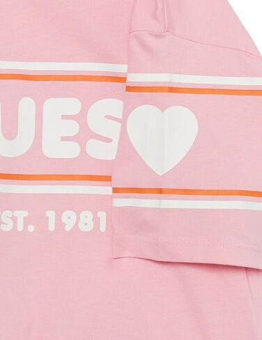 GUESS Girls' Midi Short Sleeve T-Shirt in Saudi Arabia