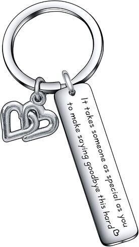 De&ai Long Distance Friendship Jewelry Goodbye Farewell Keychain Remembrance Gift Retirement Jewelry in Saudi Arabia