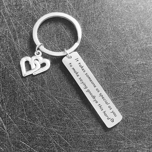 De&ai Long Distance Friendship Jewelry Goodbye Farewell Keychain Remembrance Gift Retirement Jewelry in Saudi Arabia
