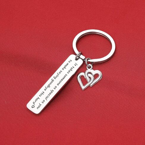 De&ai Long Distance Friendship Jewelry Goodbye Farewell Keychain Remembrance Gift Retirement Jewelry in Saudi Arabia