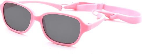 Flexible Polarized Baby Sunglasses for Infant and Toddler with Strap 0-24 Months in Saudi Arabia