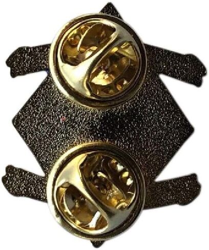 United States Marine Corps 1st Battalion 4th Marine Division 1.125" Lapel Pin in Kuwait