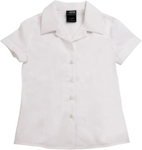 French Toast Girls' Short Sleeve Pointy Collar Blouse in Saudi Arabia