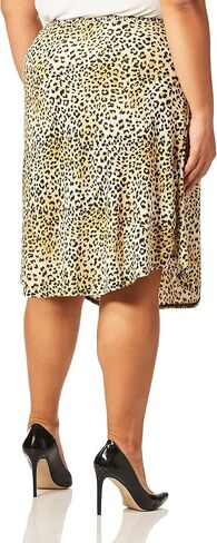 Star Vixen Women's Tie-Waist Ity Stretch A-line Mid-Length Skirt in Kuwait