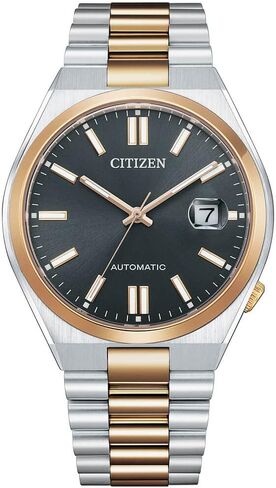 Citizen Automatic Black Dial Two-Tone Men's Watch NJ0154-80H in Saudi Arabia