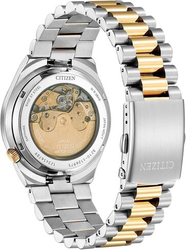Citizen Automatic Black Dial Two-Tone Men's Watch NJ0154-80H in Saudi Arabia