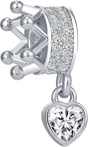 خرزة على شكل قلب تاج الأميرة الأمير من GMXLin للنساء وأساور الأخت والبنات in Kuwait