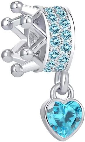 GMXLin Princess Prince Crown Heart Charm Bead for Women Girl Daughter Sister Bracelets in Saudi Arabia