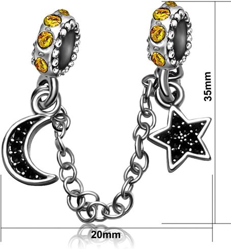 JMQJewelry أحبك إلى القمر والعودة محظوظ عيد ميلاد جوهرة سحر لأساور عيد الميلاد هالوين مجوهرات الأم in Kuwait