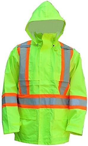 جاكت المطر المقاوم للماء 150D Hi-Vis من Viking Open Road ، أسود، 6323JB in Saudi Arabia