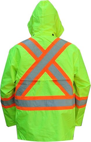 جاكت المطر المقاوم للماء 150D Hi-Vis من Viking Open Road ، أسود، 6323JB in Saudi Arabia