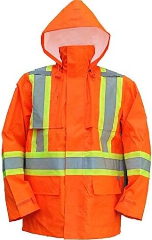 جاكت المطر المقاوم للماء 150D Hi-Vis من Viking Open Road ، أسود، 6323JB in Saudi Arabia
