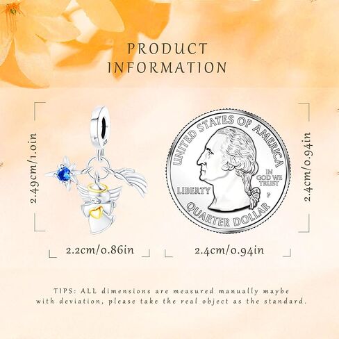 NUJIFFY 925 Sterling Silver Charms Beads for Bracelets & Necklaces, Angel Wing Star Pendants, Cute Retro Vitality Charm Gifts Jewelry for Women Men Teens in Kuwait
