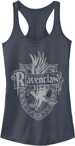 Harry Potter Sorcerer's Stone Ravenclaw Crest Women's Fast Fashion Racerback Tank Top, Indigo, Medium in Saudi Arabia