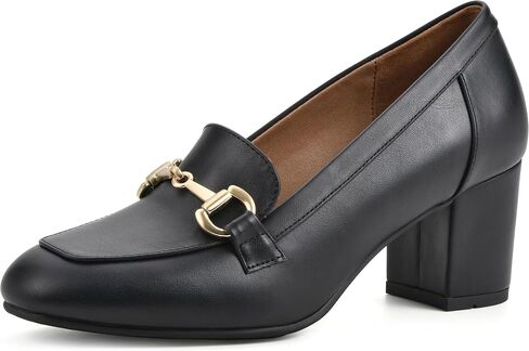 WHITE MOUNTAIN Women's Shoes Freehold Block Heel Loafer in Saudi Arabia