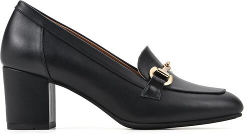 WHITE MOUNTAIN Women's Shoes Freehold Block Heel Loafer in Saudi Arabia