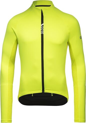 GORE WEAR Men's C5 Thermo Jersey, Neon Yellow/Citrus Green, XL in Saudi Arabia