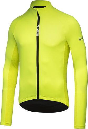 GORE WEAR Men's C5 Thermo Jersey, Neon Yellow/Citrus Green, XL in Saudi Arabia