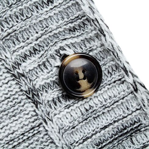 سترة بونشو نسائية برقبة سلحفاة وأكمام تشبه جناح الخفاش مع جيوب in Kuwait