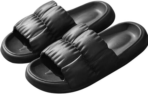 VINOBOW Cloud Slides للنساء - أحذية استحمام صنادل نسائية مريحة للمنزل شباشب لخارج المنزل أحذية بيضاء للرجال in Kuwait