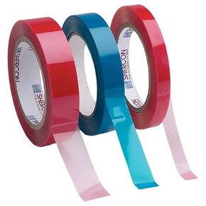 Caplugs SH-47894 1 Mil Thick Blue Polyester Tape - PC90-0125 Powder Coating, E-Coating, Anodizing and Other High-Temp Masking Applications - 1/8" x 72 yds, Blue (1 roll)