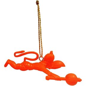 Click2Get Orange Flying Lord Hanuman Ji Idol Car Mirror Hanging | Wall and Door Hanging | Hanging Idol for Car Mirror Hangings Home Office Decor (Pack of 1)